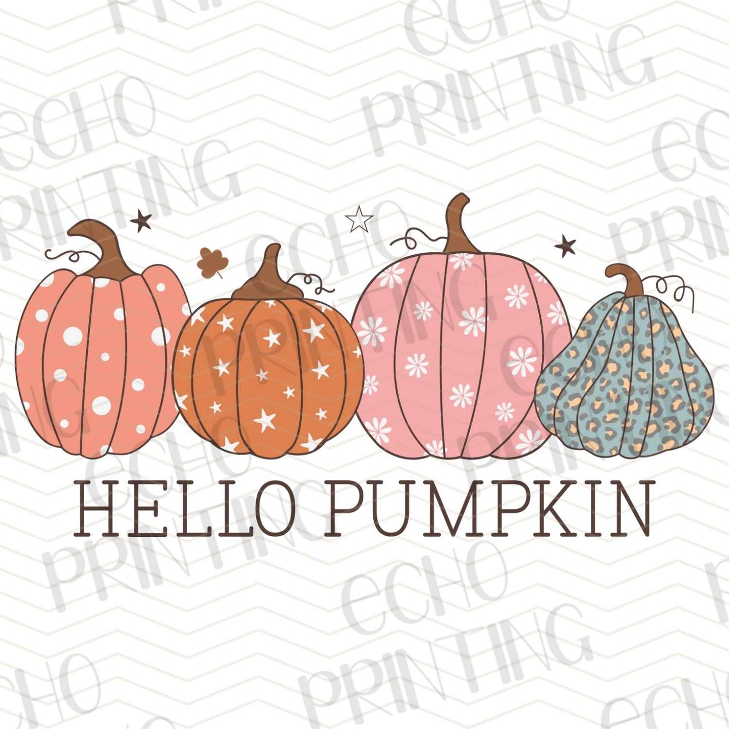 FLTK 1 - HELLO PUMPKIN PLAID PATCH