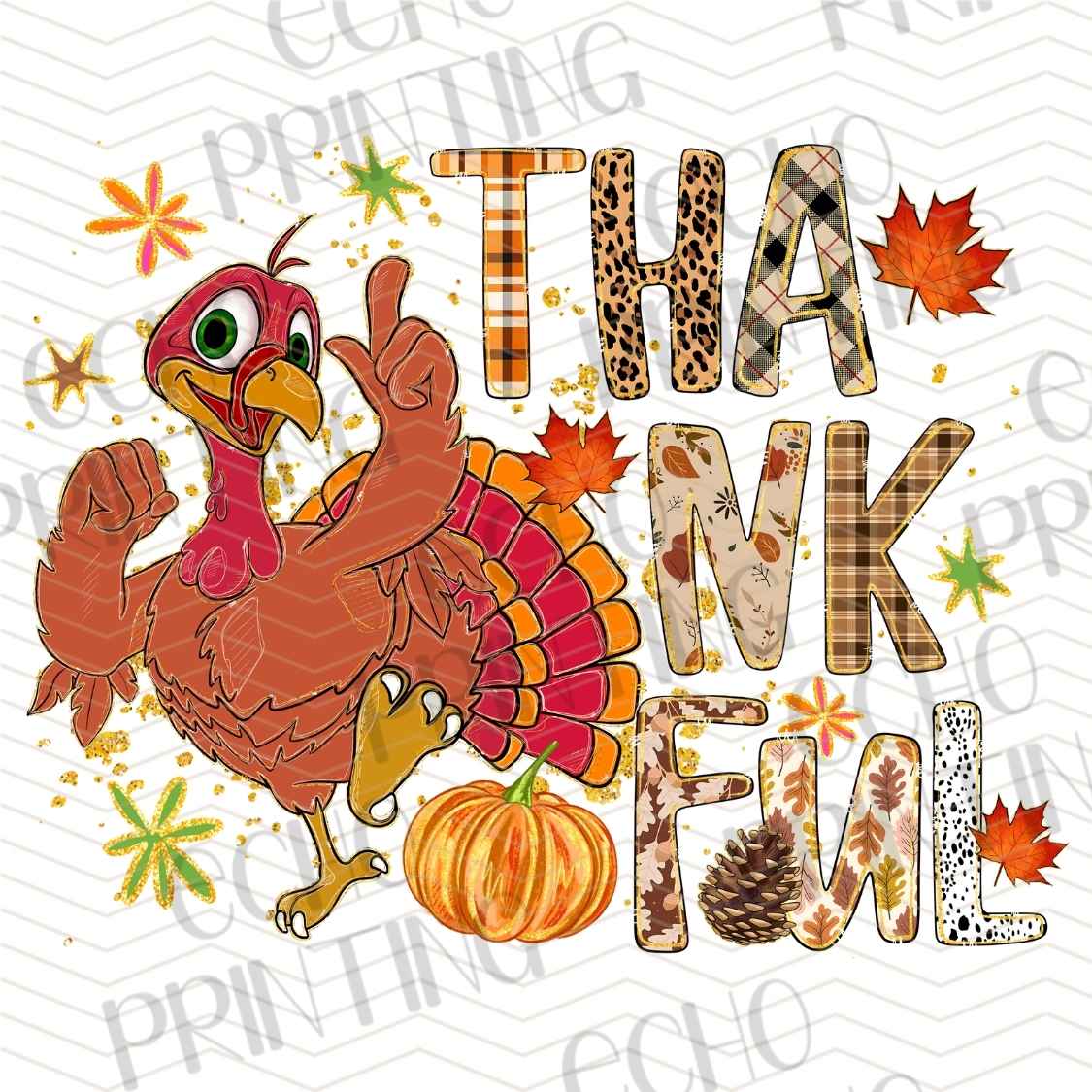 FLTK 1010 - THANKFUL TURKEY AUTUMN STYLE