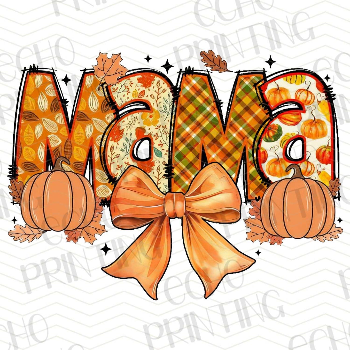 FLTK 111 – MAMA PUMPKIN ORANGE BOW