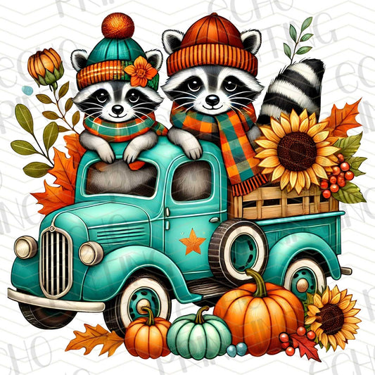 FLTK 117 – RACCOONS IN FALL TRUCK