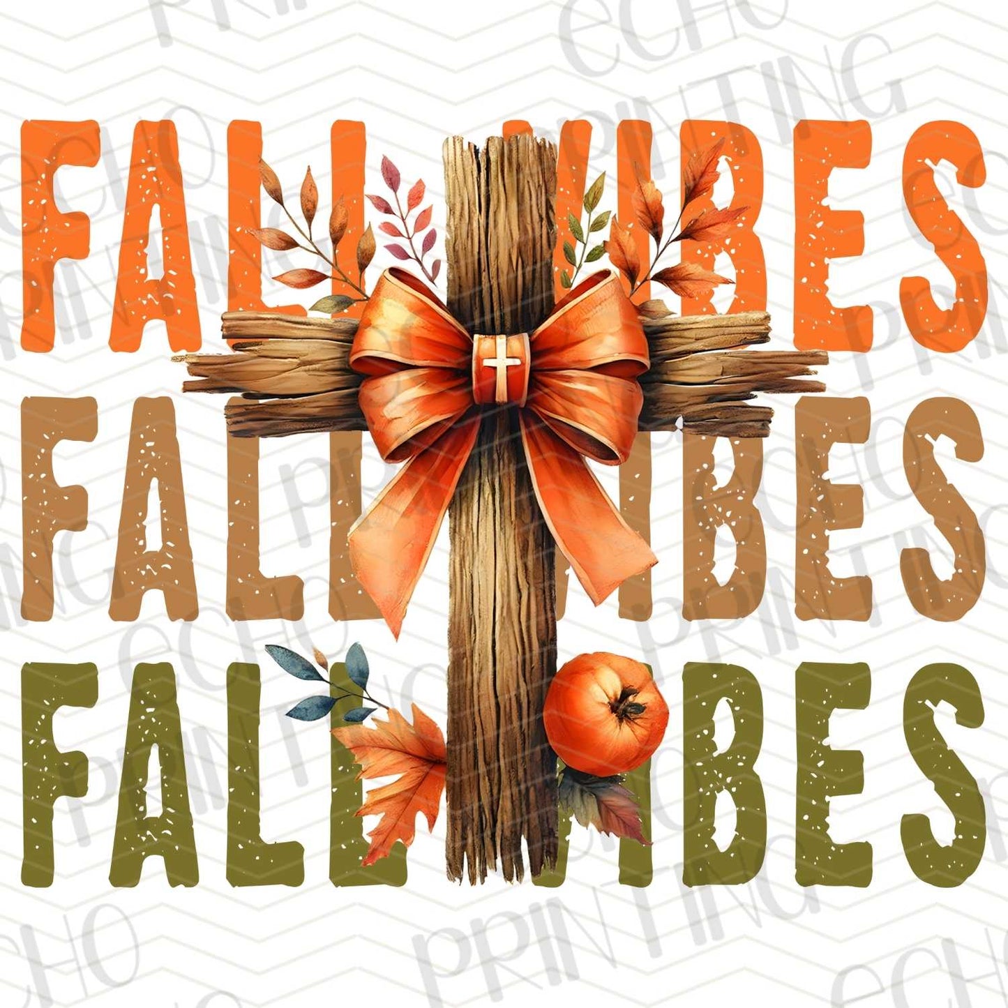 FLTK 121 – FALL VIBES CROSS WITH ORANGE BOW
