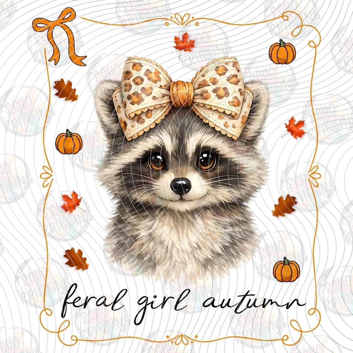 FLTK 1235 - FERAL GIRL AUTUMN RACCOON