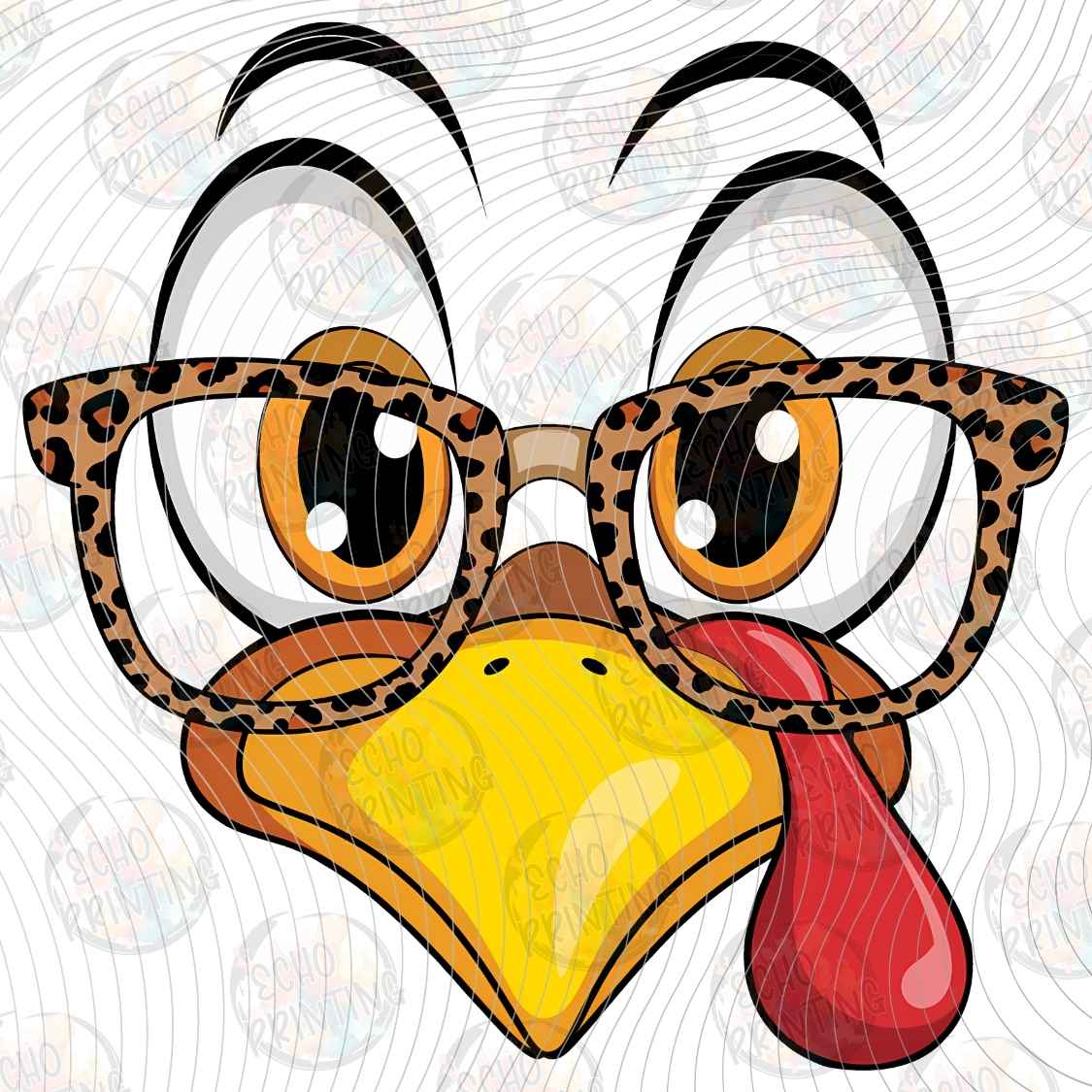 FLTK 1428 - TURKEY WITH GLASSES