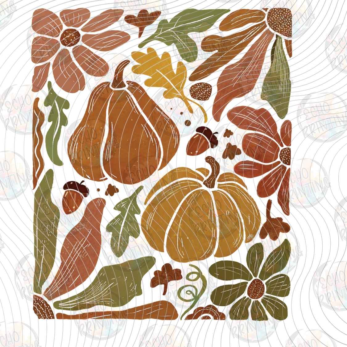 FLTK 1522 - AUTUMN LEAF PATTERN