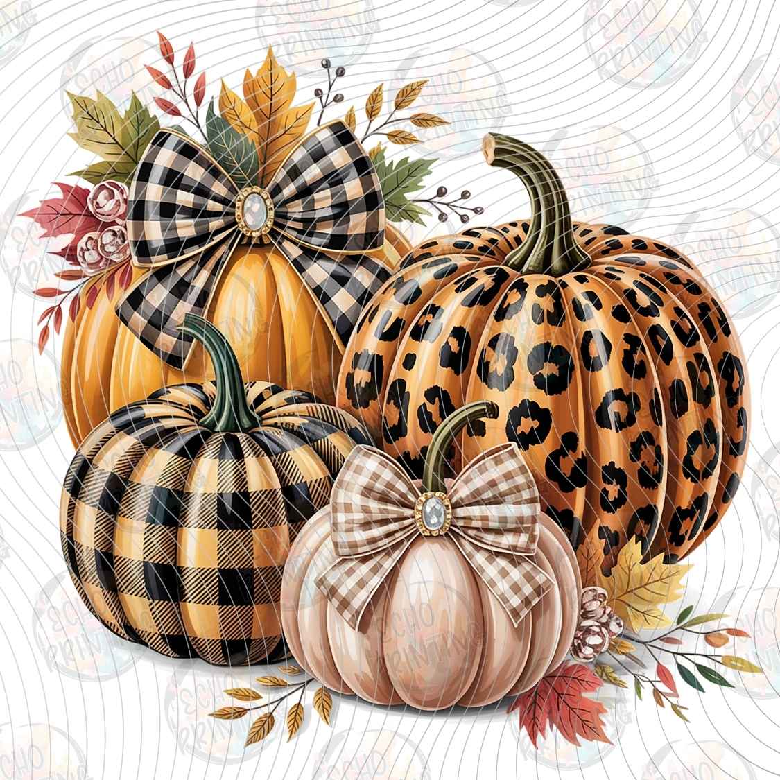 FLTK 1781 - PLAID PUMPKIN SET