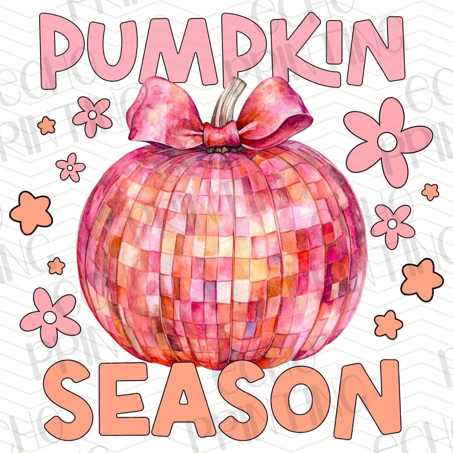 FLTK 192 – PUMPKIN SEASON PINK FLORAL