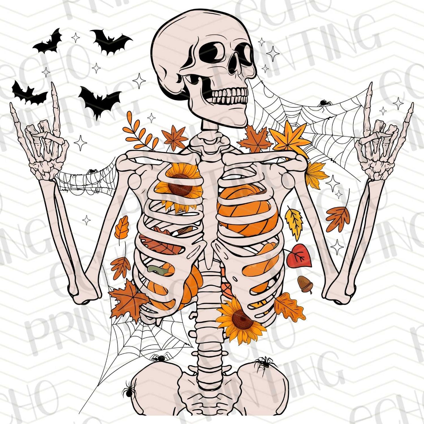 FLTK 207 – AUTUMN SKELETON FALLING LEAVES