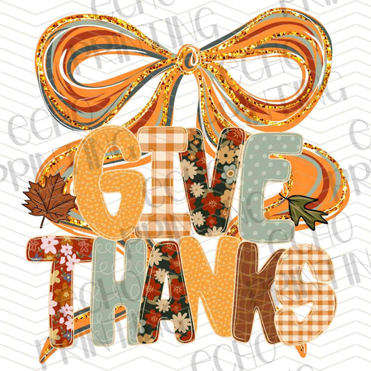 FLTK 425 – GIVE THANKS PLAID PUMPKIN LETTERING
