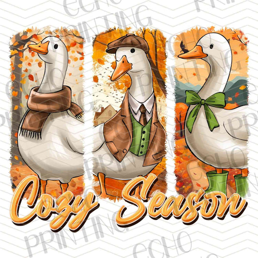 FLTK 449 – GEESE COZY SEASON AUTUMN SCENE