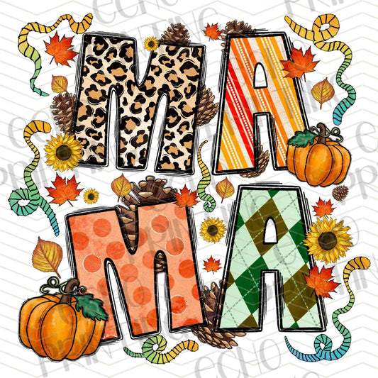 FLTK 488 – MAMA FALL PATCHWORK LETTERING