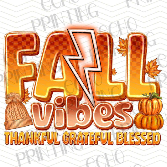FLTK 493 - FALL VIBES PLAID PUMPKIN