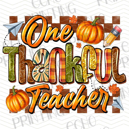FLTK 533 - ONE THANKFUL TEACHER FALL