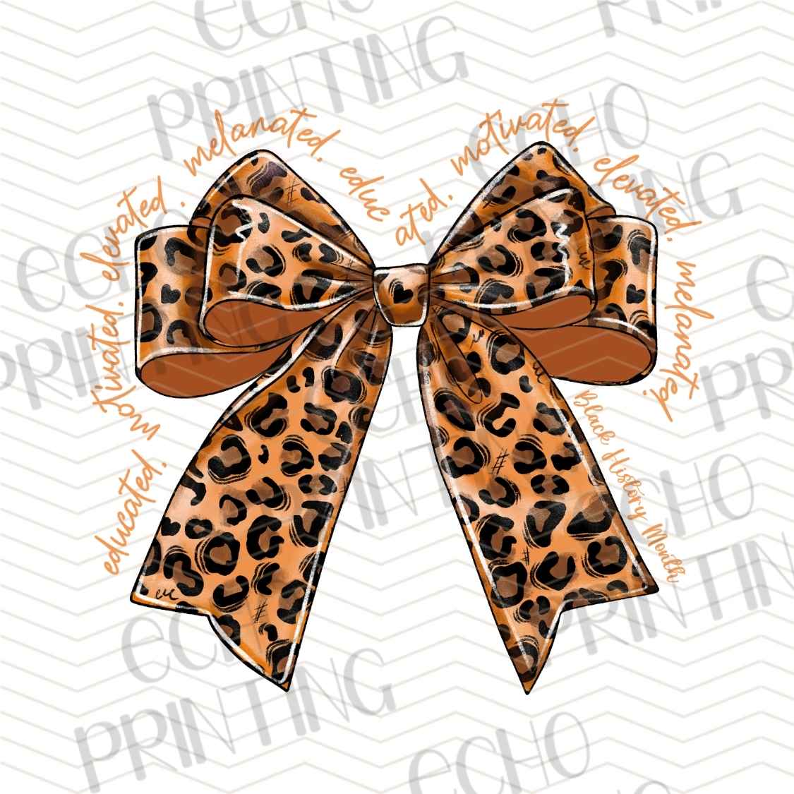 FLTK 699 - LEOPARD PRINT AUTUMN BOW