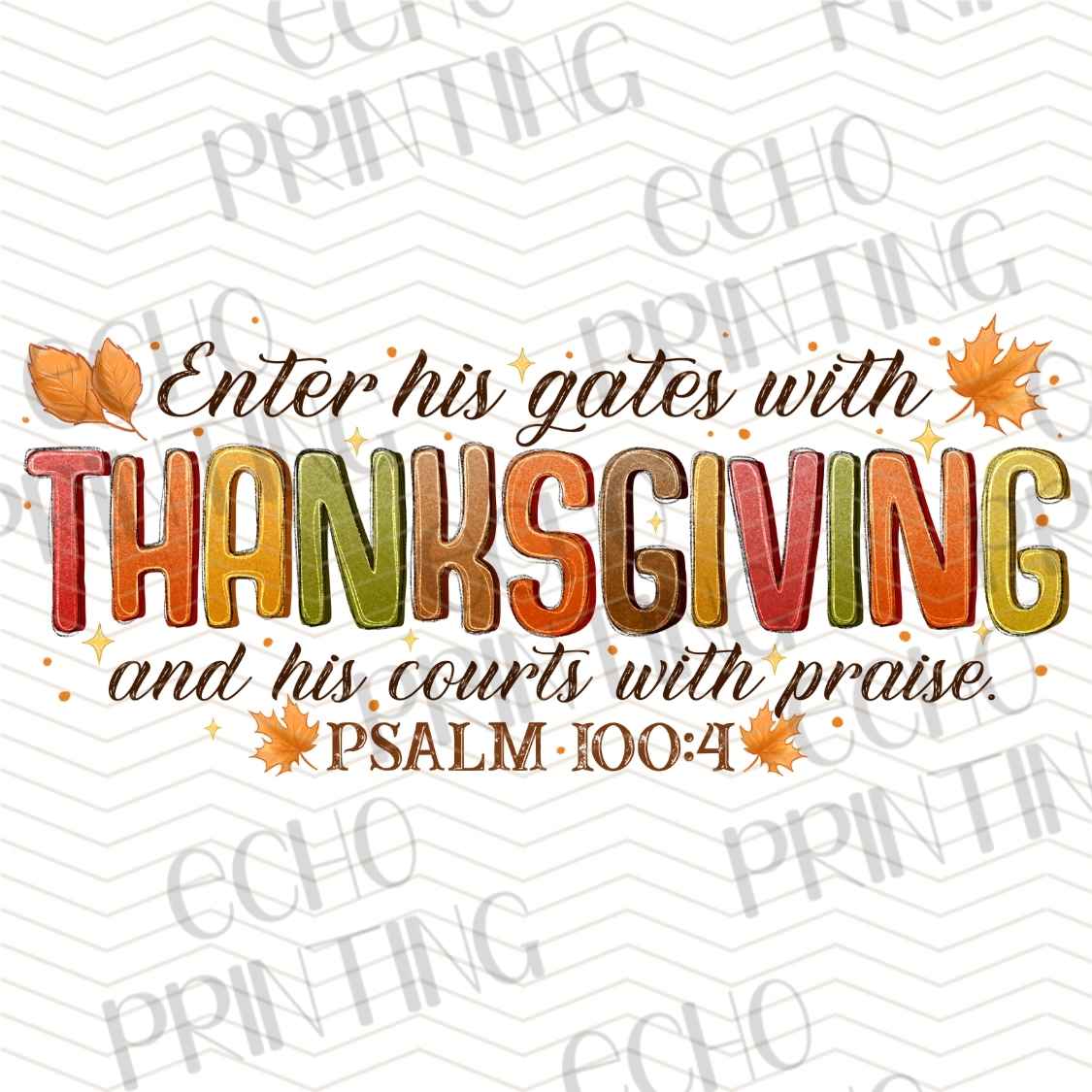 FLTK 700 - THANKSGIVING FAITH SCRIPTURE DESIGN