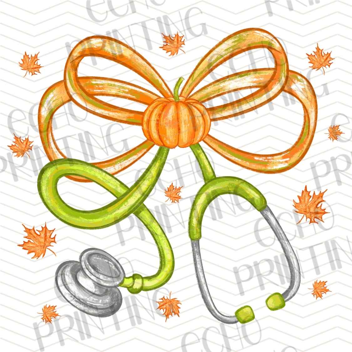 FLTK 780 - PUMPKIN BOW FLORAL STYLE