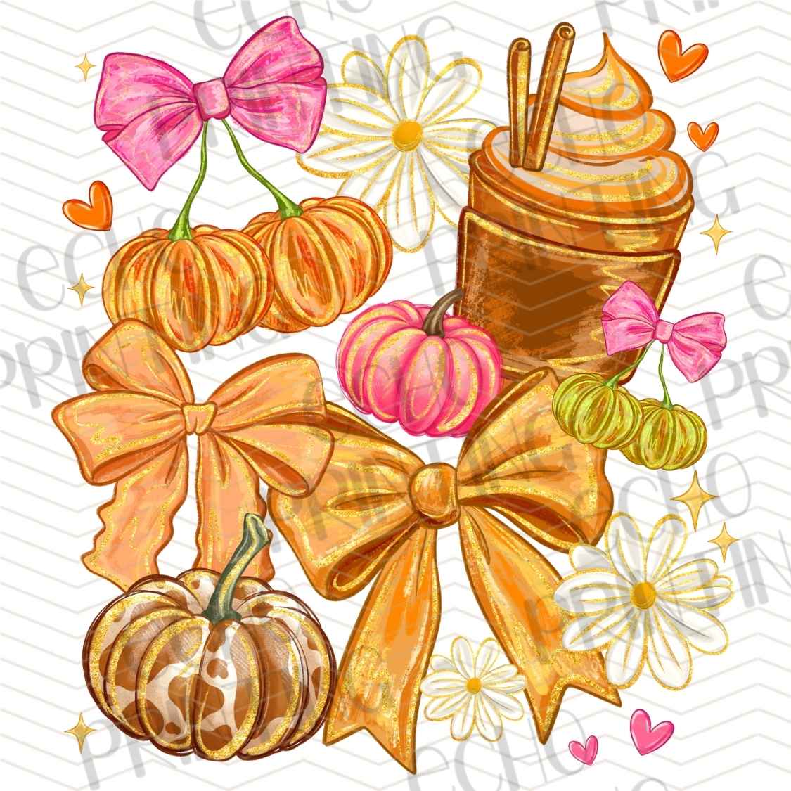 FLTK 783 - PUMPKINS BOWS AND HONEY