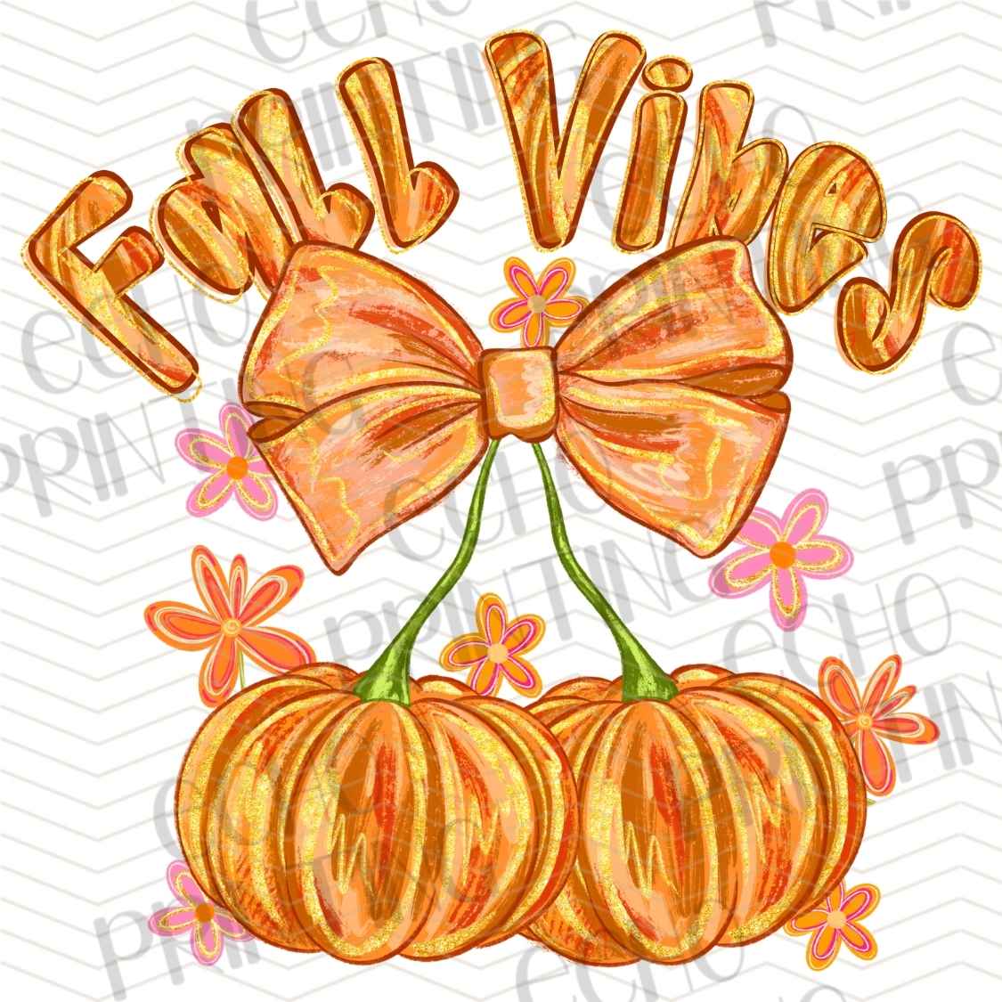 FLTK 792 - FALL VIBES PUMPKIN BOW
