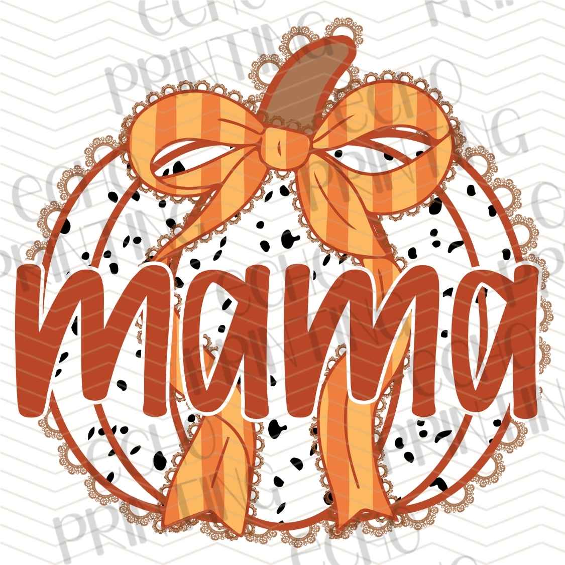 FLTK 860 - MAMA AUTUMN PUMPKIN BOW