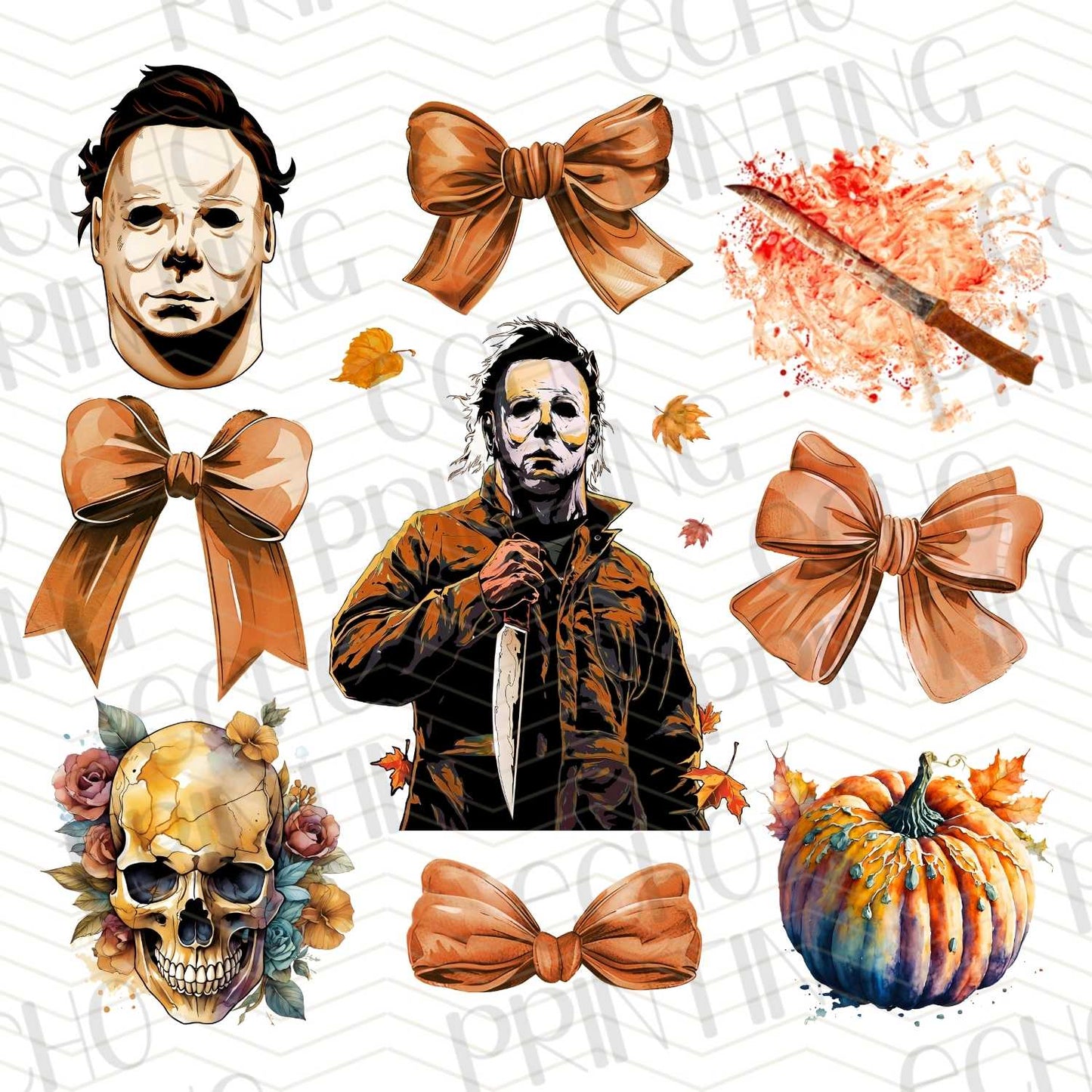 FLTK 89 – HALLOWEEN BOWS AND SKULL