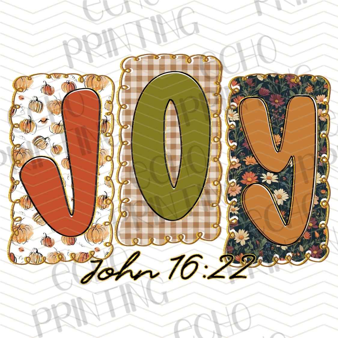 FLTK 922 - JOY SCRIPTURE AUTUMN STYLE
