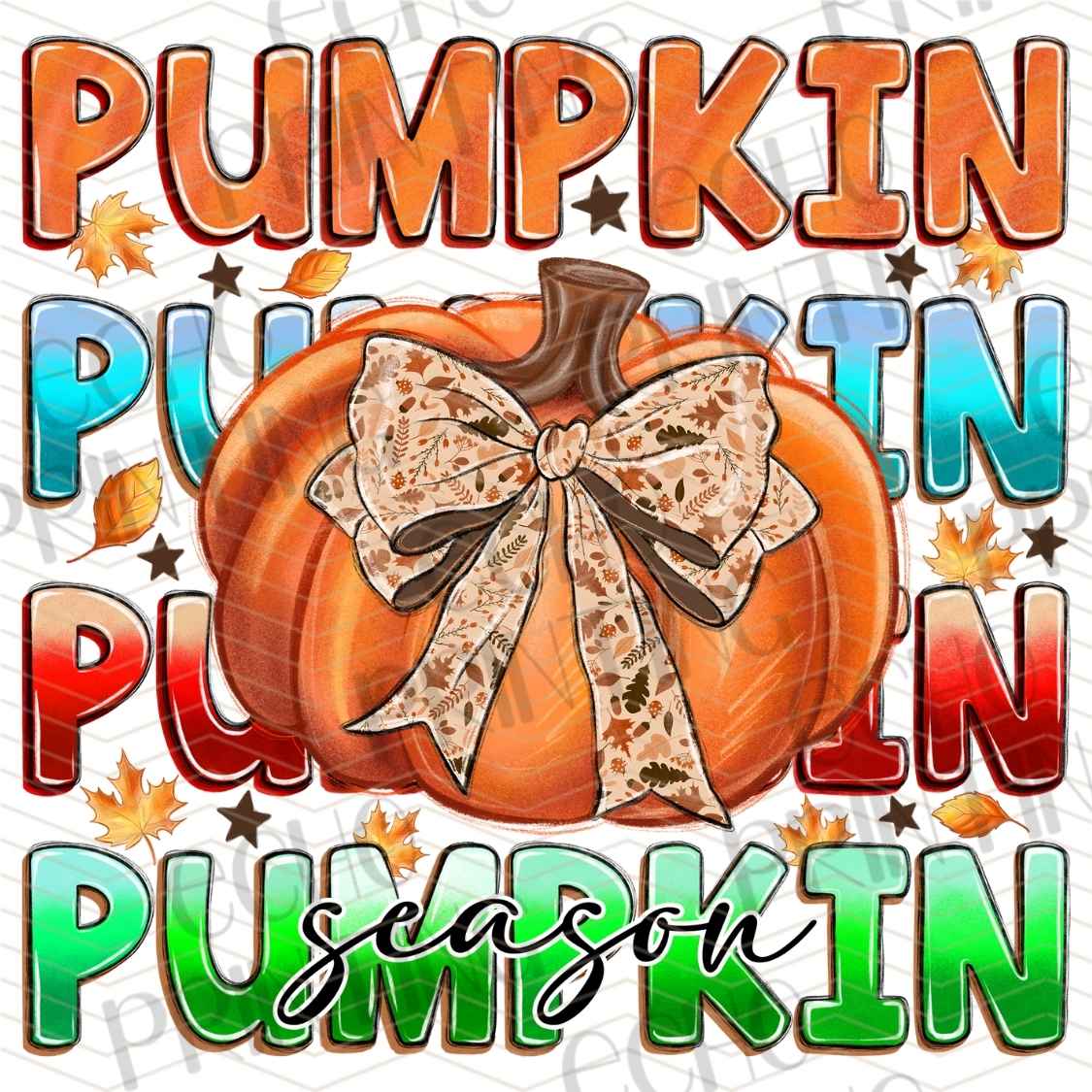 FLTK 952 - PUMPKIN SEASON RETRO LETTERING