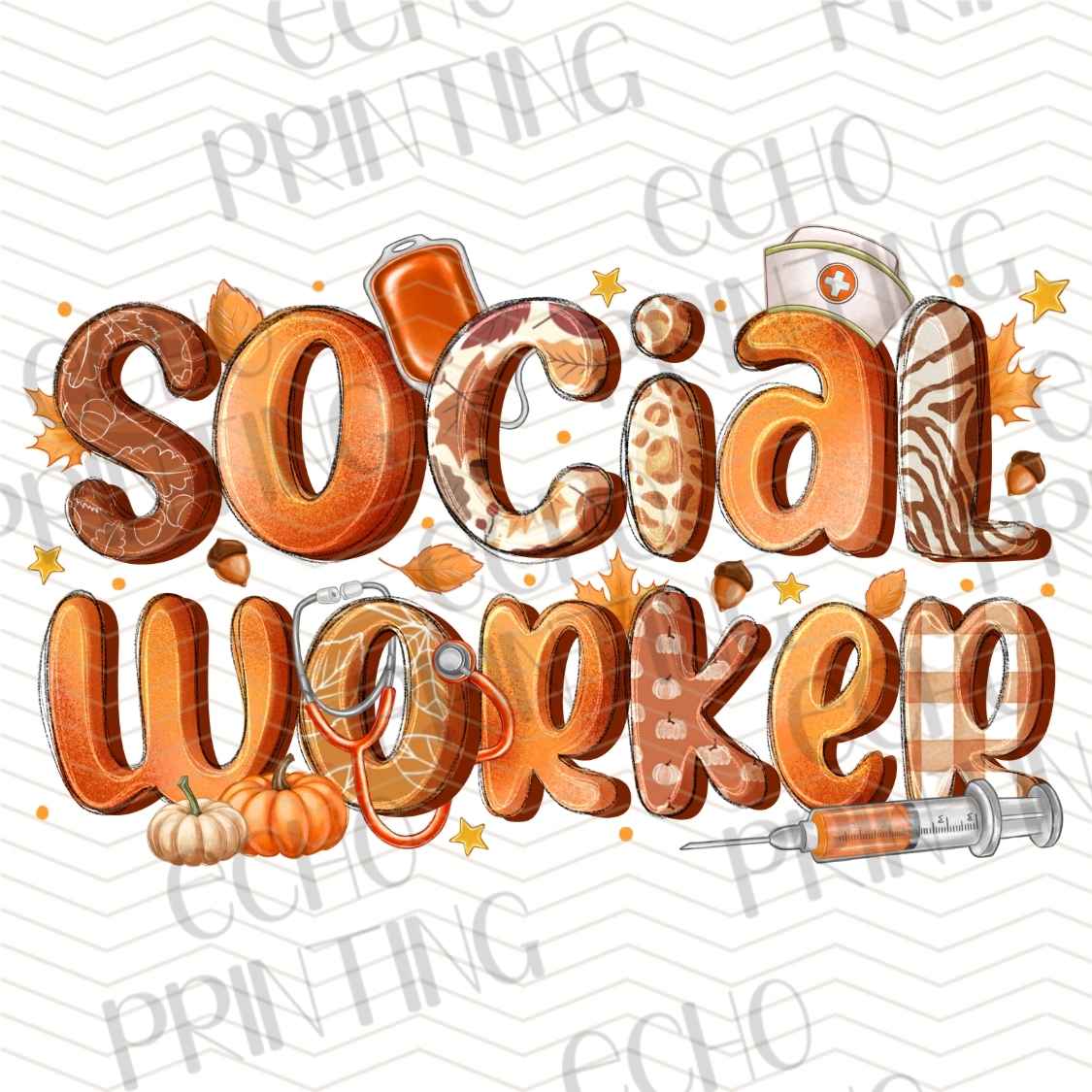 FLTK 969 - SOCIAL WORKER AUTUMN STYLE