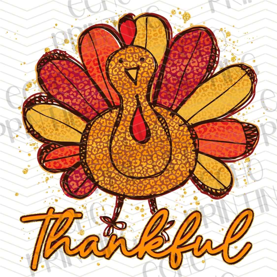 FLTK 995 - THANKFUL TURKEY RETRO STYLE