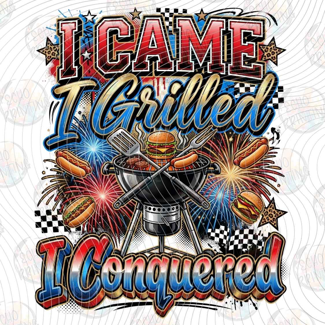 FOJG 1058 - I CAME I GRILLED