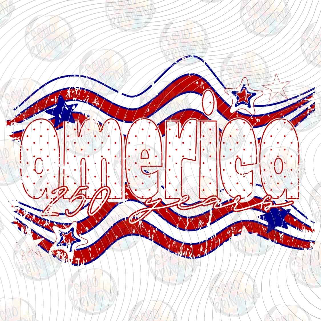 FOJG 1068 - AMERICA RETRO LETTERING