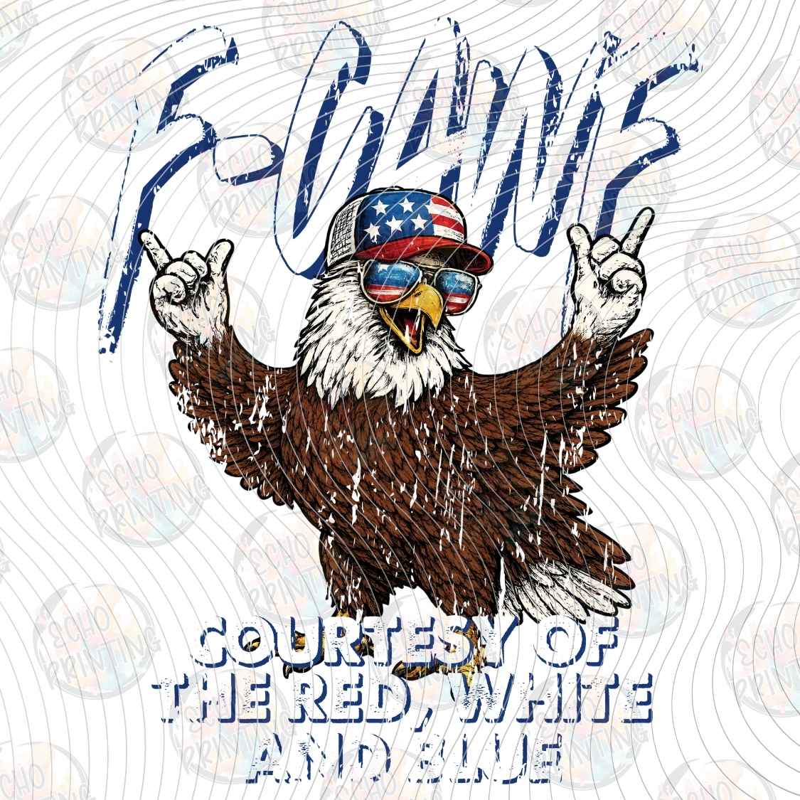 FOJG 1082 - FREEDOM EAGLE PATRIOTIC STYLE