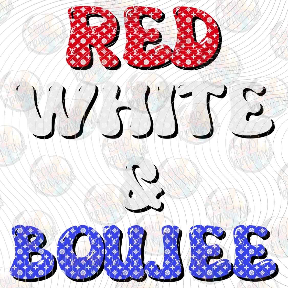 FOJG 1105 - RED WHITE AND BOUJEE