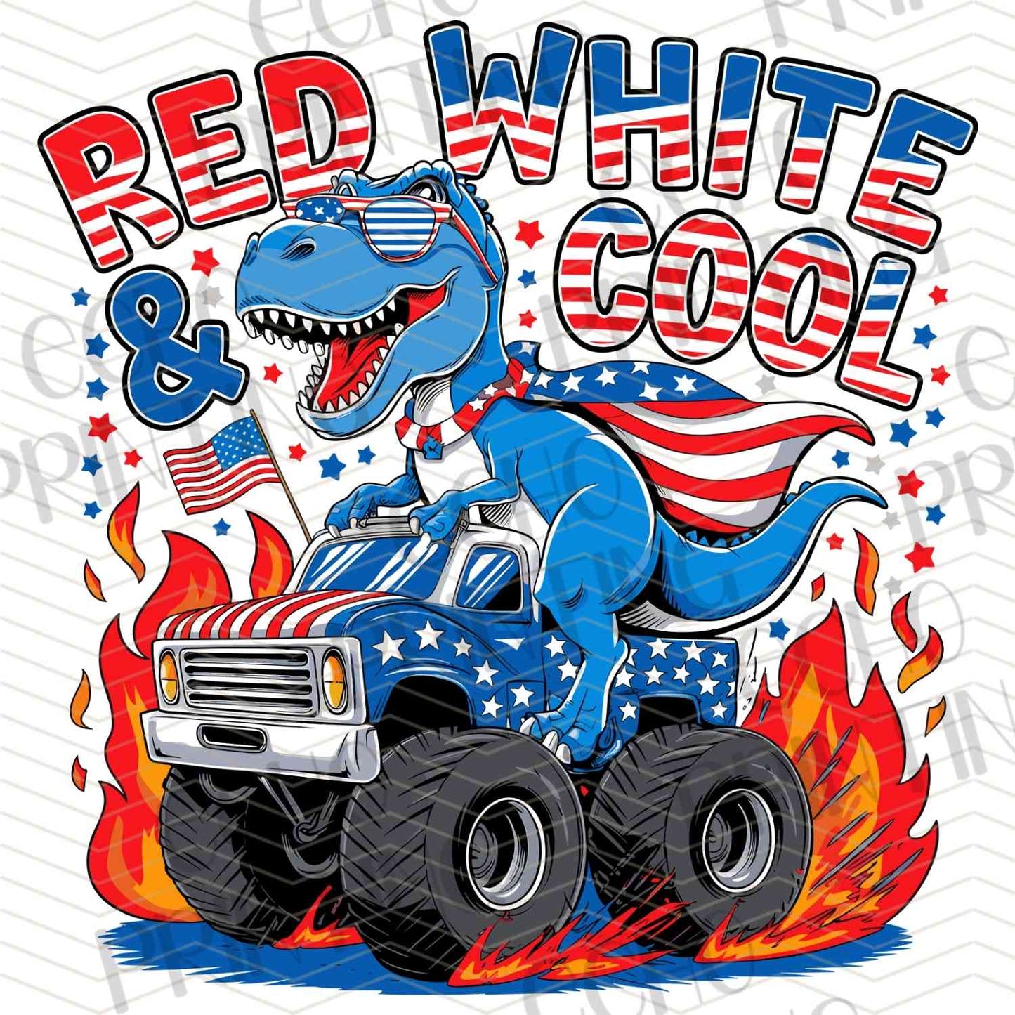 FOJG 259 - RED WHITE COOL