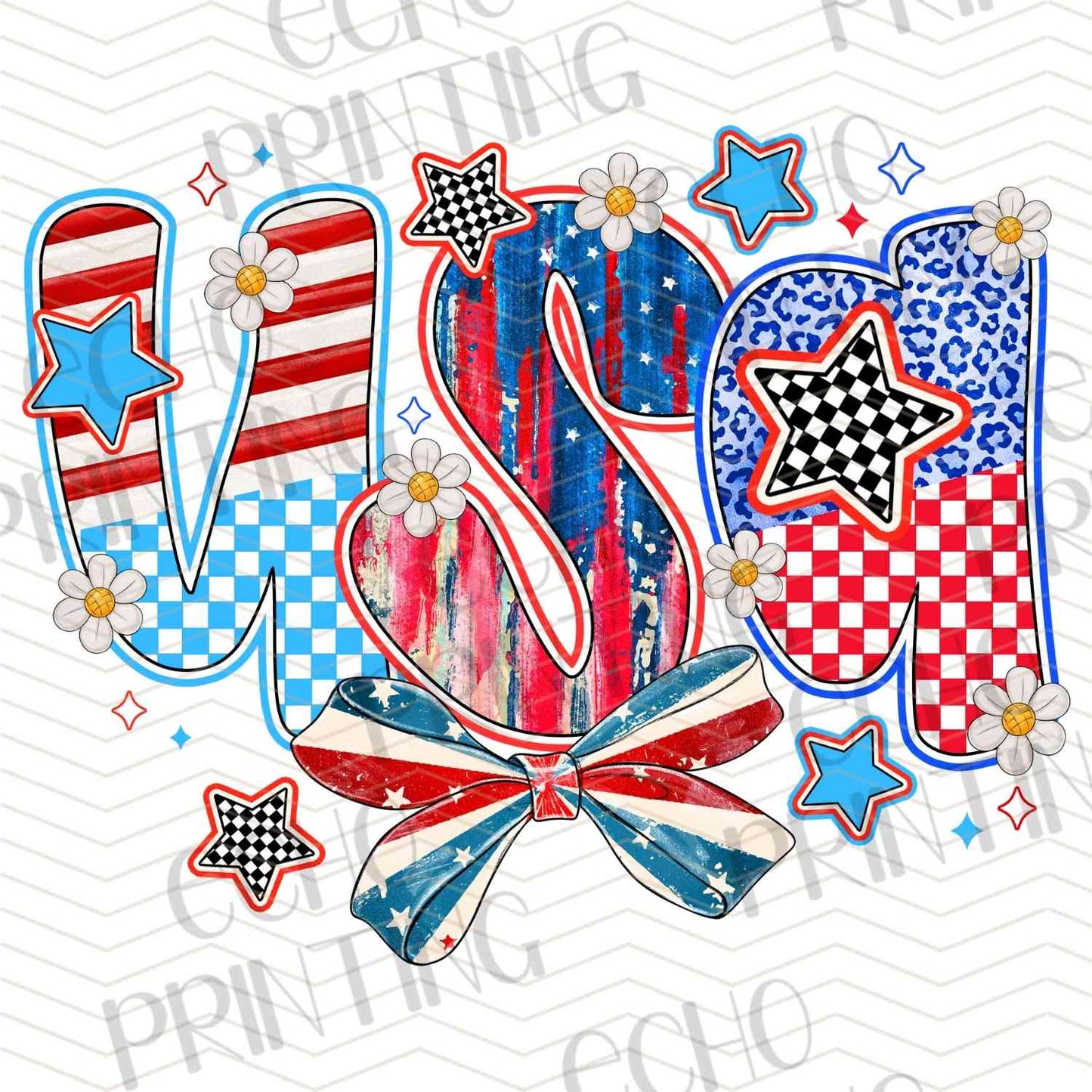 FOJG 407 - PATRIOTIC HEART COLLAGE