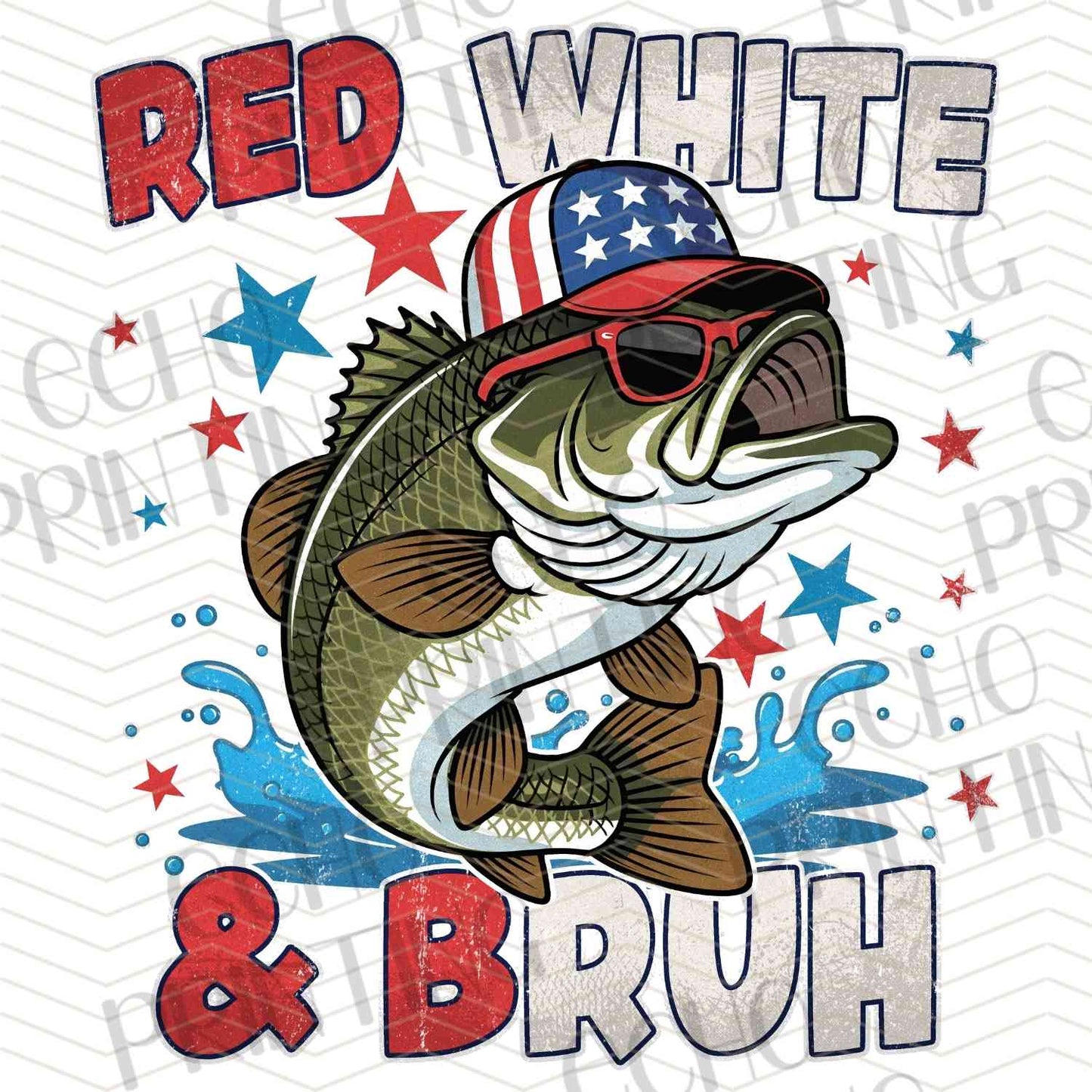 FOJG 557 - RED WHITE AND BRUH