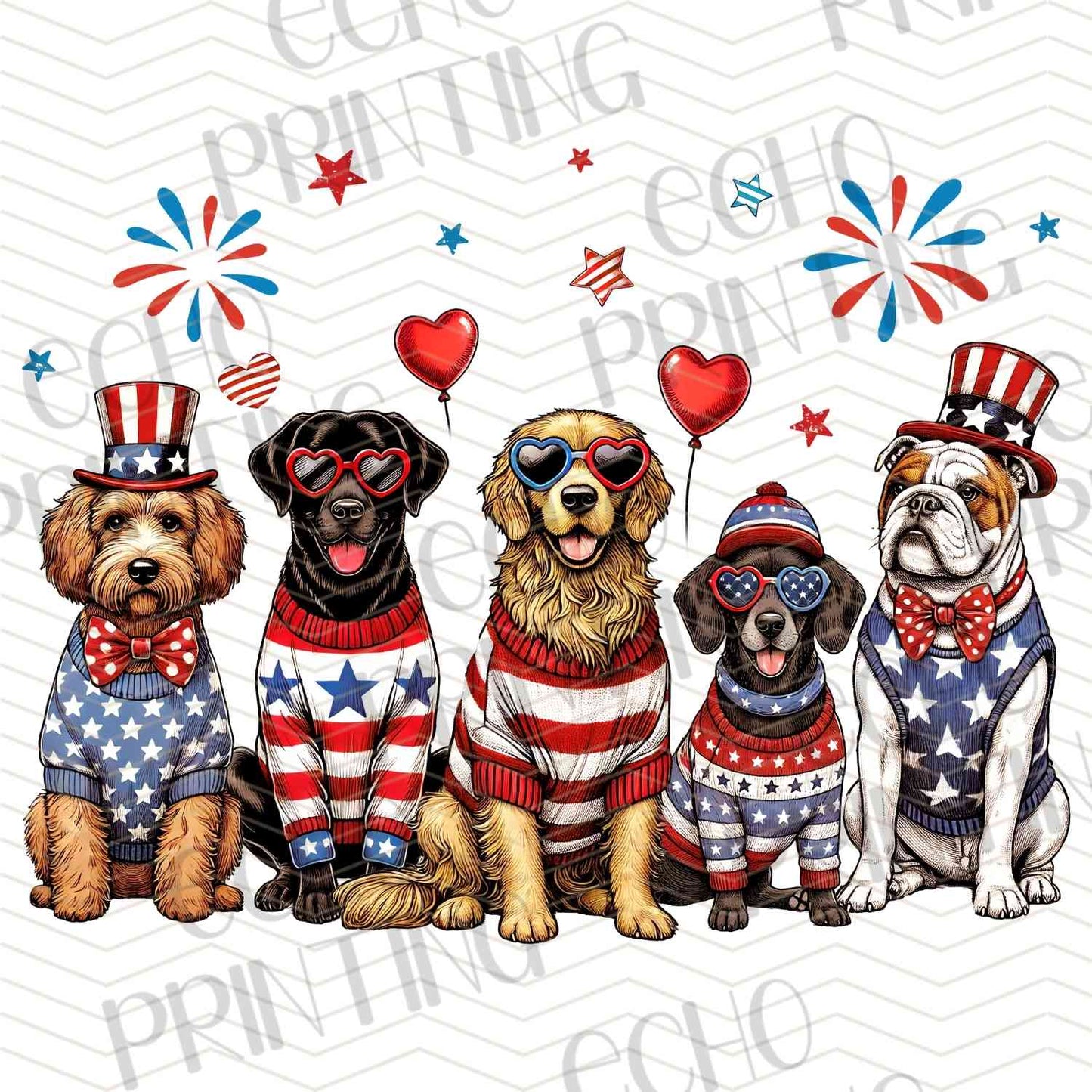 FOJG 614 - PATRIOT PUP LINEUP