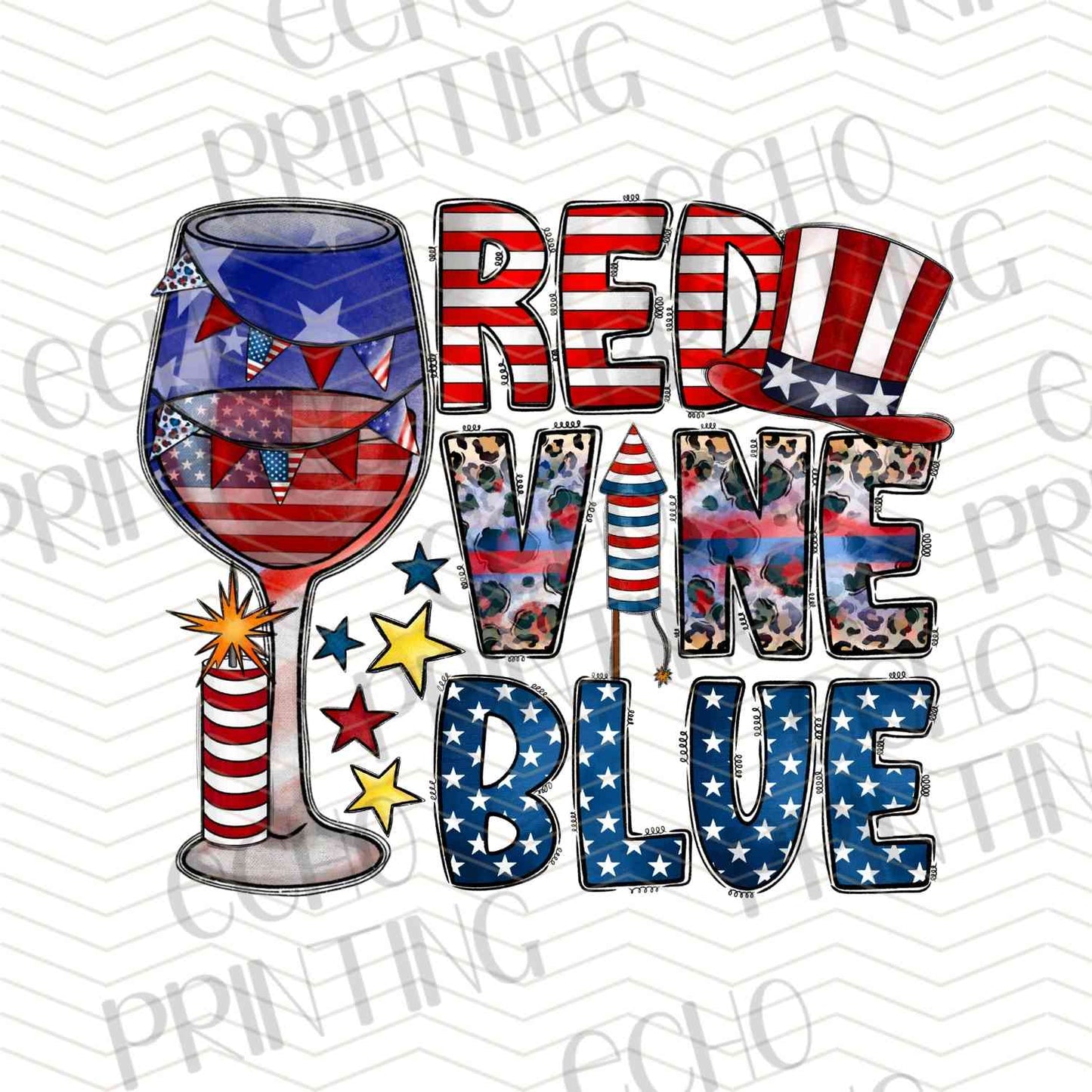 FOJG 627 - RED WHITE AND BLUE