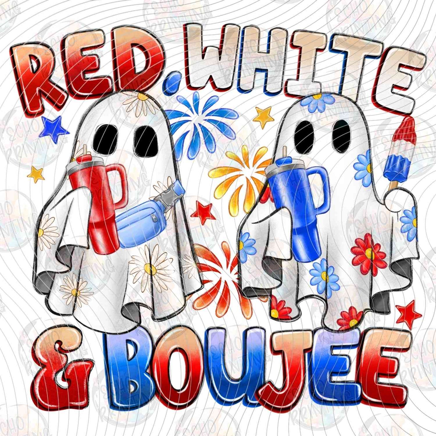 FOJG 695 - RED WHITE AND BOUJEE GHOST