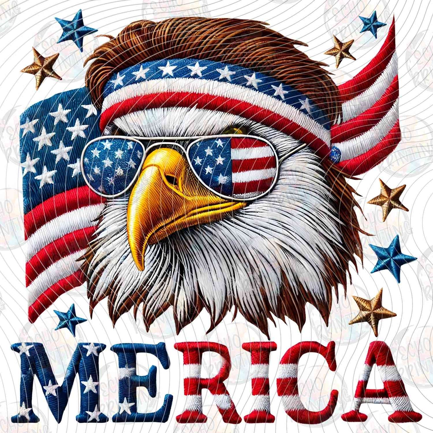 FOJG 710 - MERICA EAGLE FLAG