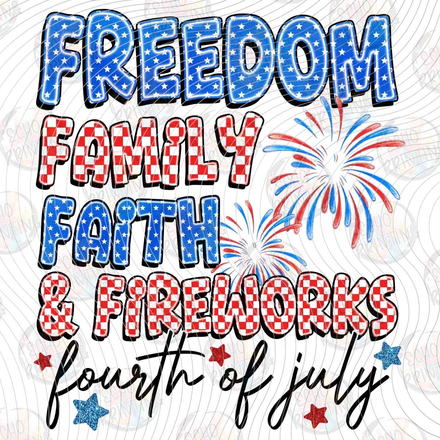 FOJG 751 - FREEDOM FAITH FIREWORKS