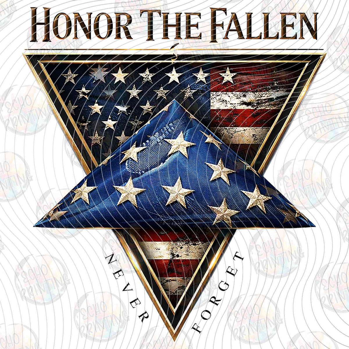 FOJG 781 - HONOR THE FALLEN PATRIOTIC TRIANGLE