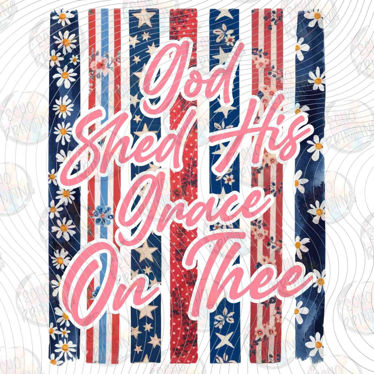 FOJG 853 - GOD SHED HIS GRACE ON THEE FLAG