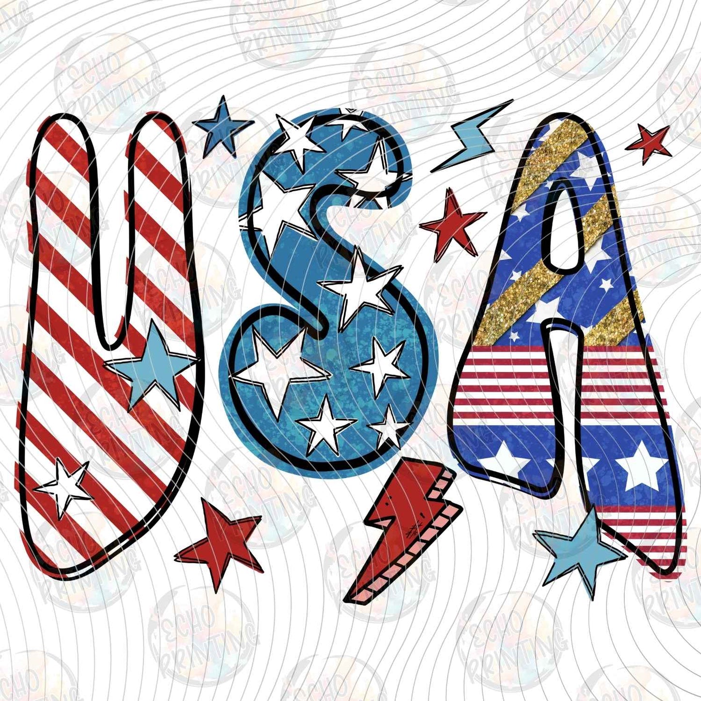 FOJG 867 - USA PATRIOTIC LIGHTNING
