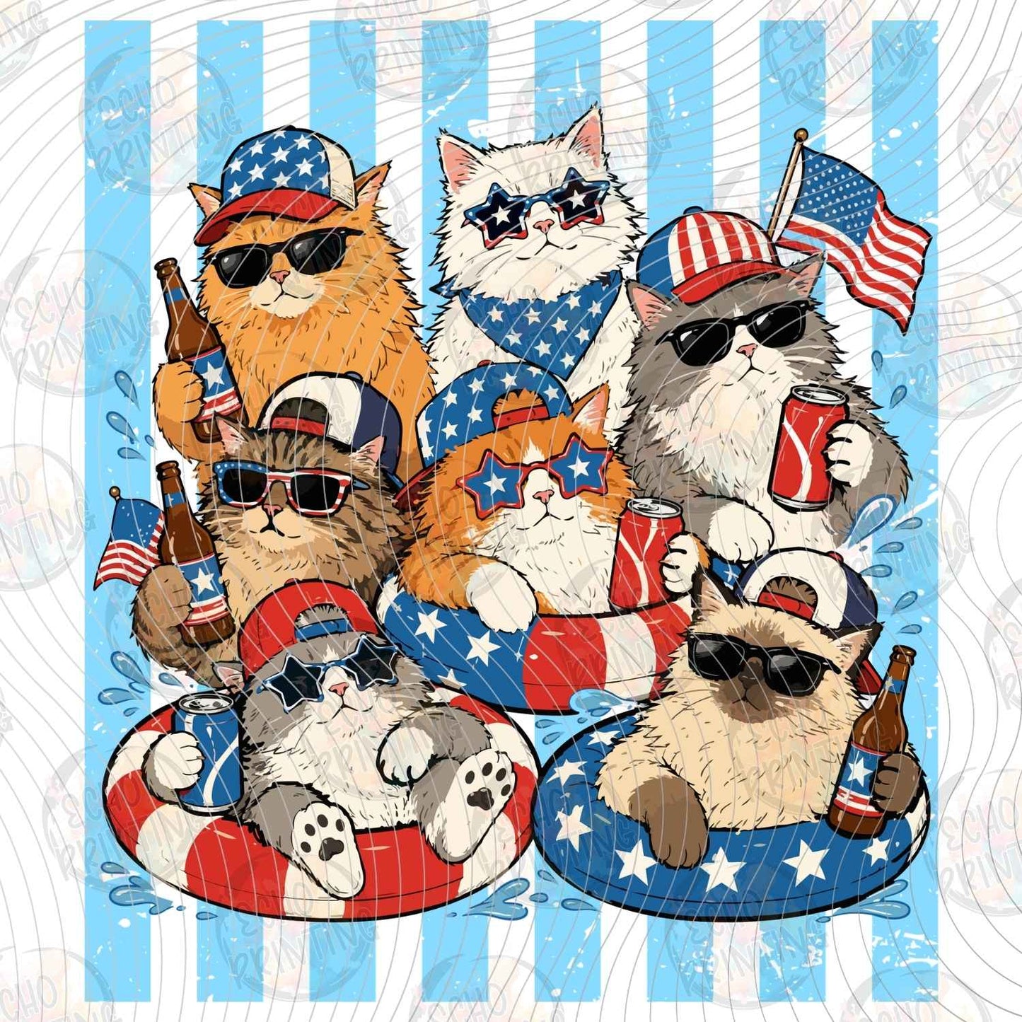 FOJG 870 - PATRIOTIC DOGS AMERICA