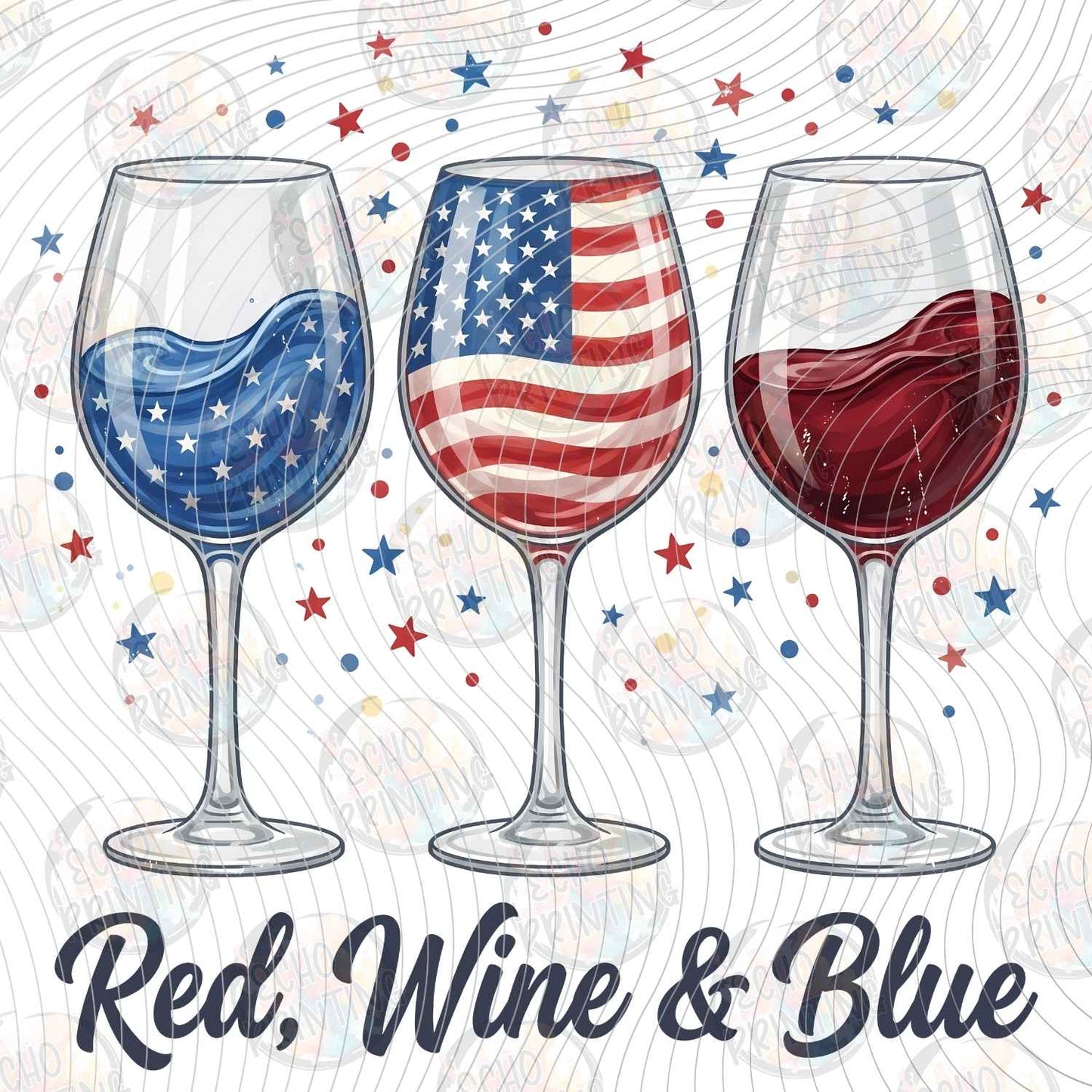 FOJG 881 - RED WINE AND BLUE