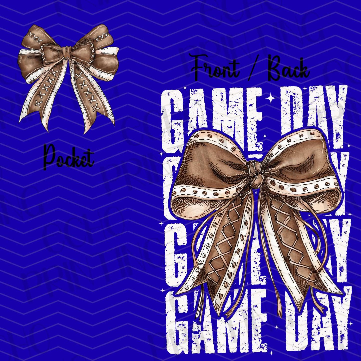 FTBG 123 - GAME DAY | POCKET & BACK SOLD SEPERATELY