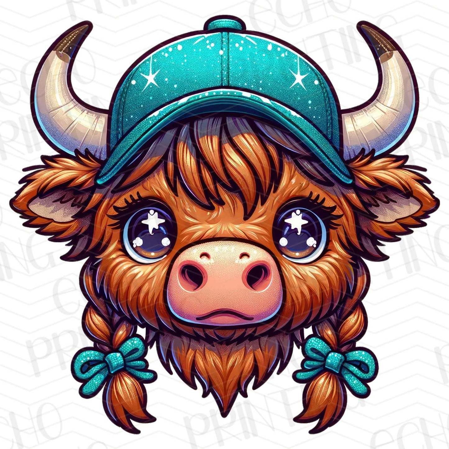 FRMG 1 – FLORAL HIGHLAND COW