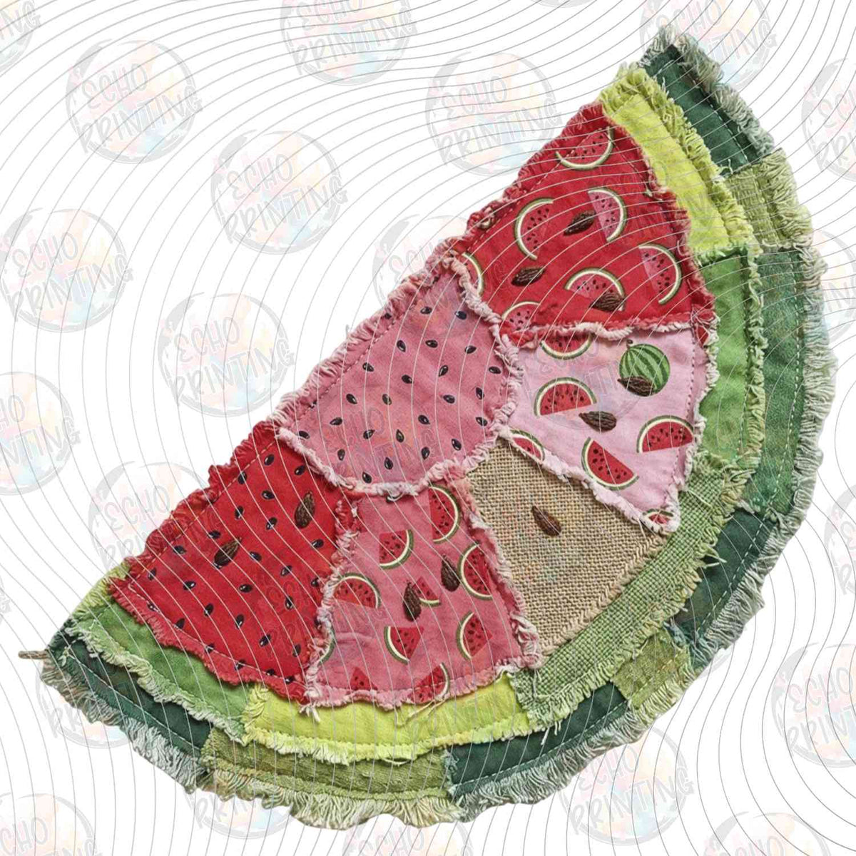 FRTS 15 - QUILTED WATERMELON SLICE