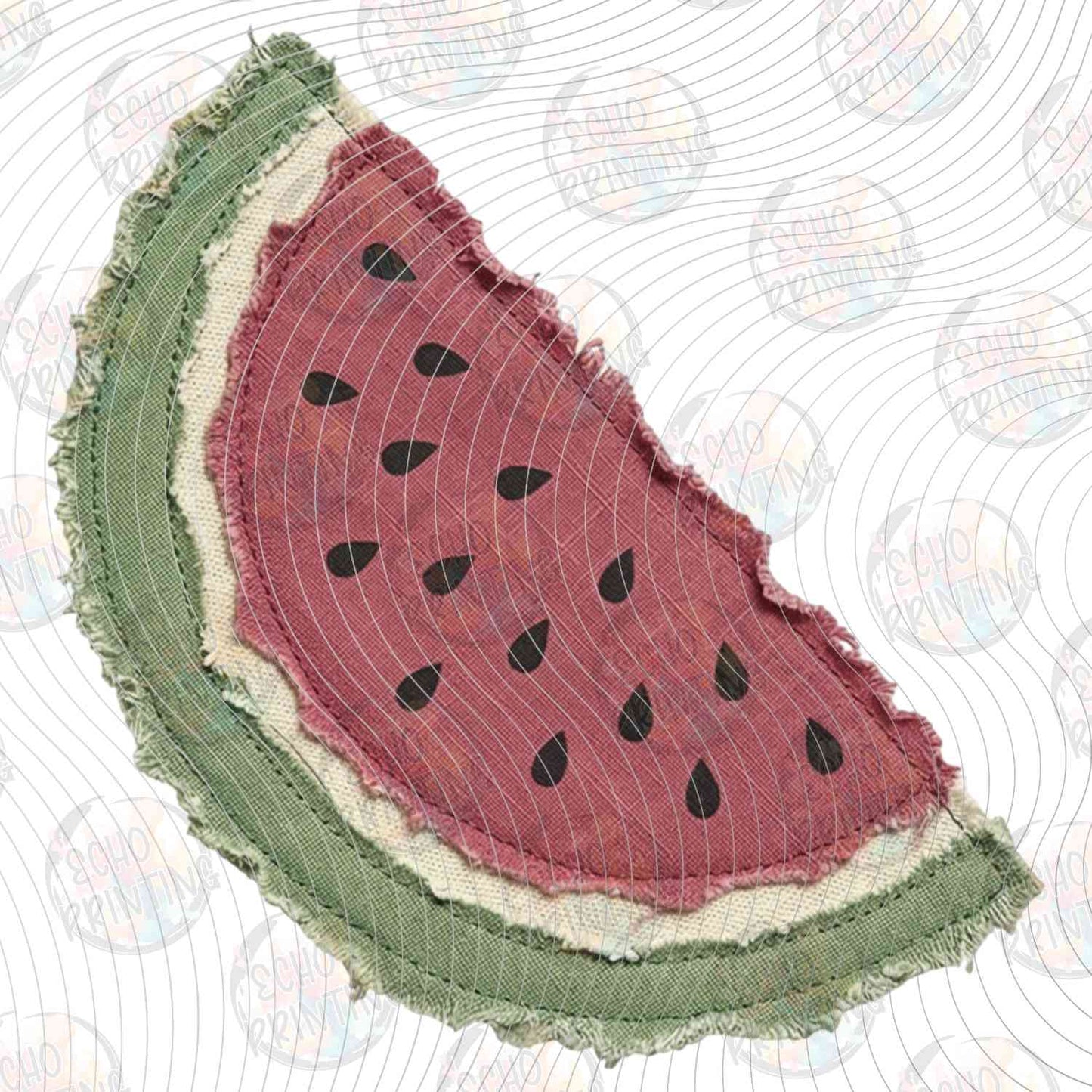 FRTS 24 - QUILTED WATERMELON SLICE