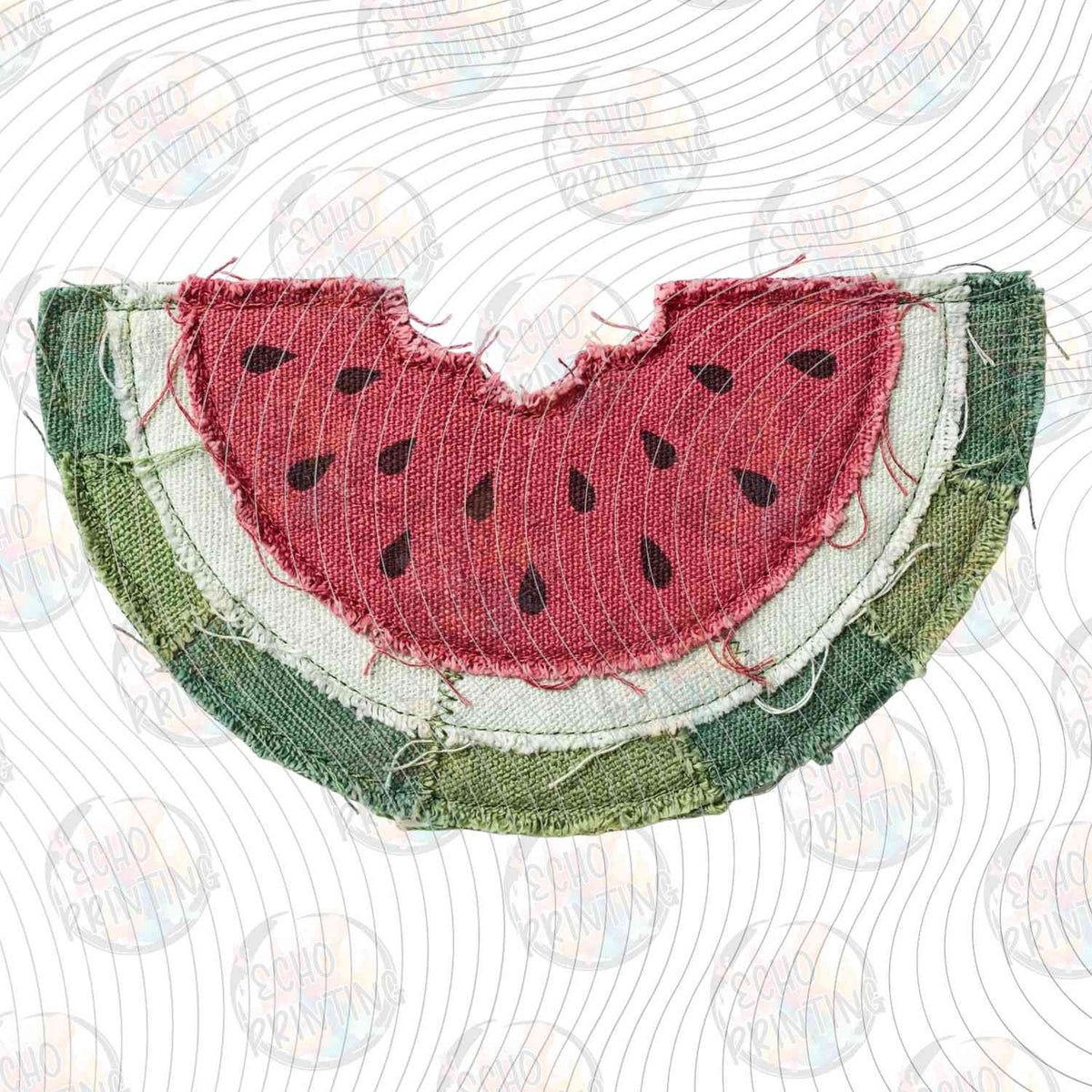 FRTS 6 - QUILTED WATERMELON SLICE