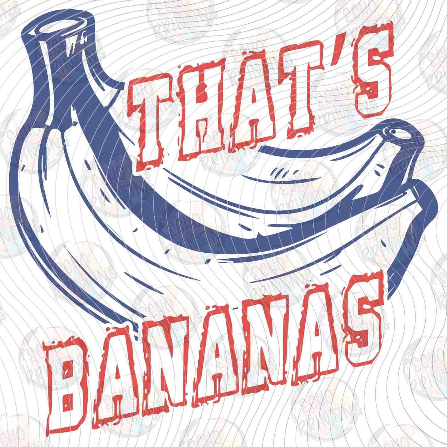 FRTS 60 - THATS BANANAS BLUE OUTLINE